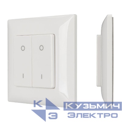 Панель SMART-P47-DIM-P-SUF 3В 2 зоны Knob 2.4G пластик Arlight 028301