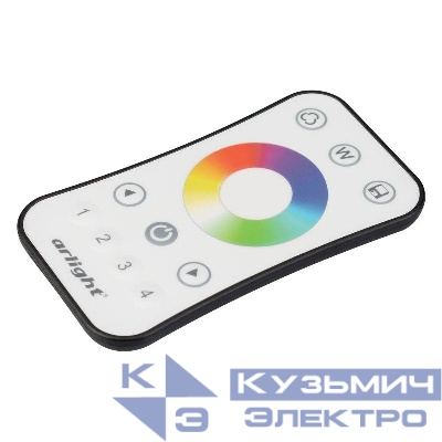 Пульт SMART-R15-RGBW (4 зоны 2.4G) (IP20 пластик) Arlight 022672