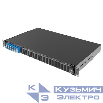 Полка оптическая выдвижная 1U с адатерами 6 х duplex SC OS2 в комплекте с лицевой панелью пигтейлами сплайс-кассет(ой/ами) и гильзами КДЗС DKC RNFP9DSCU6