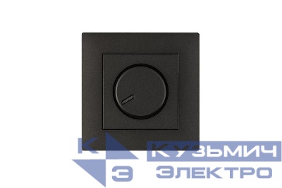 Розетка 1-м Karea RIZZ STAR без заземл. дым. металлик Makel 88050022