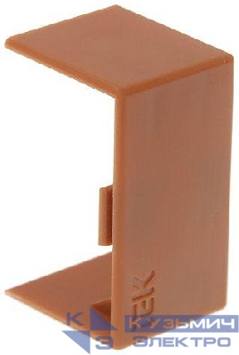 Соединитель на стык КМС 40х25 дуб (уп.4шт) ELECOR IEK EL-KK10D-S-040-025-K11