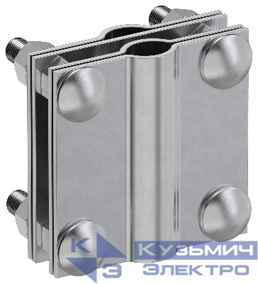 Зажим заземления с раздел. крестообразный стержень-полоса/пруток оцинк. сталь HDZ IEK ZGC38-14-1-16-40