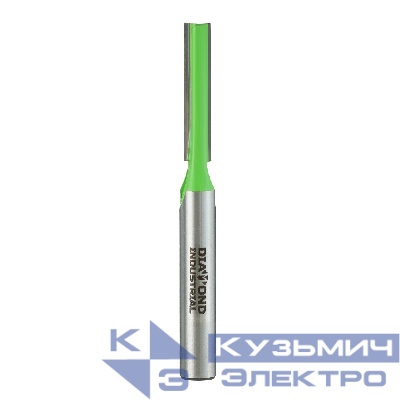 Diamond Industrial Фреза пазовая прямая с торцевым ножом 6x30 мм, S=8 мм, Z=2+1 Diamond Industrial