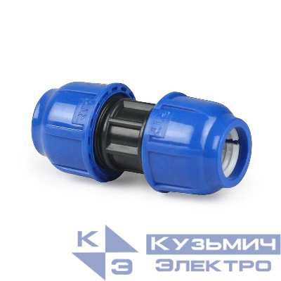 Муфта компрессионная PN16 d25 для ПЭ труб RTP 14696