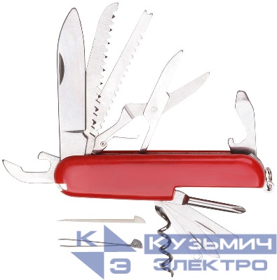 Нож складной 11 функций лезвие нерж. сталь КУРС 10545