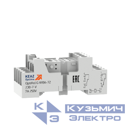 Розетка для реле OptiRel G RR94-74-230-7-V КЭАЗ 281171