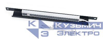 Панель осветительная 19дюйм JK03-BK RAL9004 черн. Cabeus 8765c