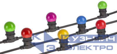 Гирлянда "Белт Лайт" 93 662 NGF-001-02 40 10м E27 черн. Navigator 93662