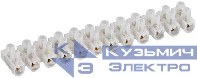 Колодка клеммная ЗВИ-10 2.5-6кв.мм 12пар GENERICA UZV10-010-006-K01-10-G