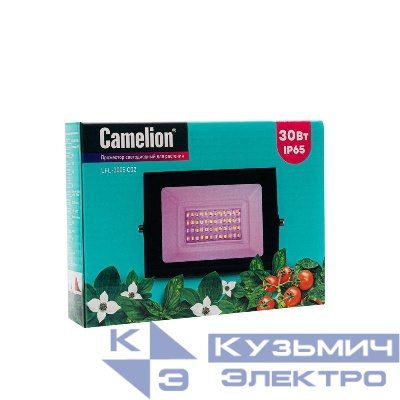 Прожектор светодиодный ФИТО LFL-3005 C02 30Вт черн. Camelion 15835