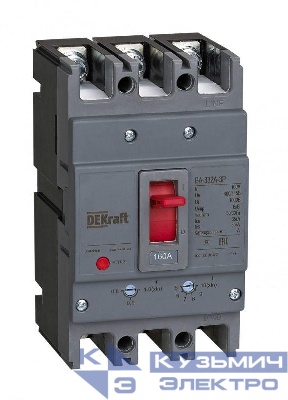 Выключатель автоматический 3п 140А 35кА ВА-332А DEKraft 28108DEK