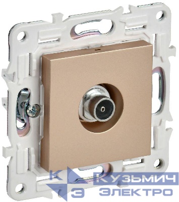 Розетка TV оконечная SKANDY SK-A12Sa песочн. IEK SK-A10-O-K98