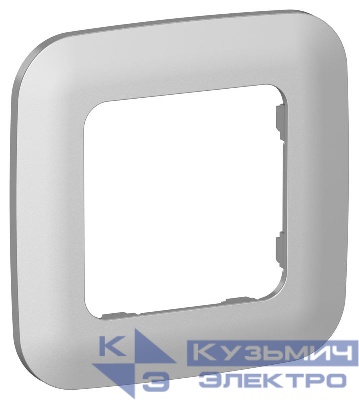 Рамка 1-м СП FLITE РУ-1-А-ФлА алюм. IEK FI-M12-31-20-K47