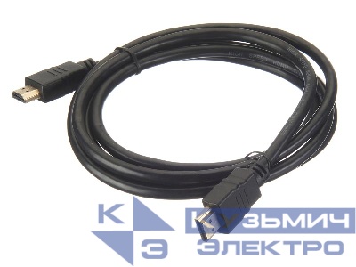 Шнур аудио-видео HDMI-HDMI 2.0 цвет: золото (1,8м), NETKO Optima