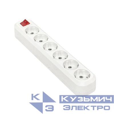 Колодка удлинителя 6-м с заземл. 16А Эксперт 3.5кВт с выкл. PROxima EKF AKB16-6i
