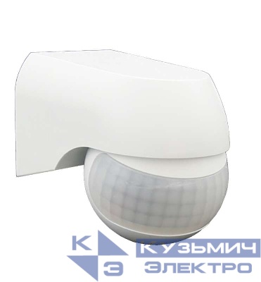 Датчик движения DD-03 настенный 180град. 800Вт 10-900с 12м 3-2000Лк IP44 бел. Duwi 25821 6