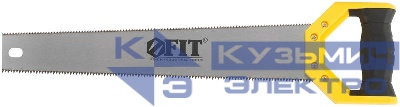 Ножовка по дереву двусторонняя каленый средний/мелкий зуб 7 TPI/11 ТPI 400мм FIT 40580