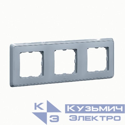 Рамка 3-м Cariva жемчуж./сер. (DIY-упак.) Leg 695986