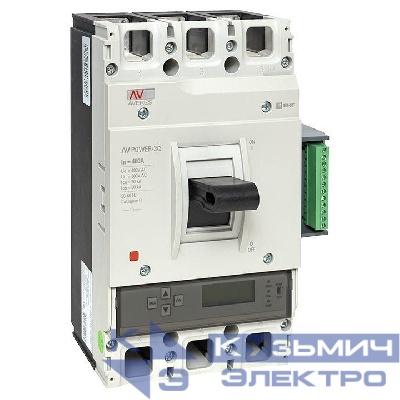 Выключатель автоматический 3п 400А 50кА AV POWER-3/3 ETU6.2 AVERES EKF mccb-33-400-6.2-av