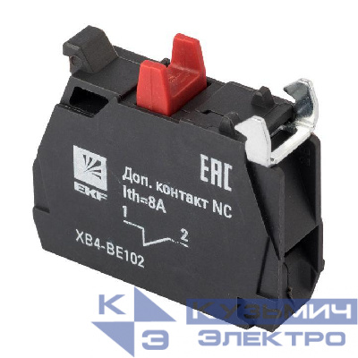 Контакт дополнительный NC красн. PROxima EKF XB4-BE102