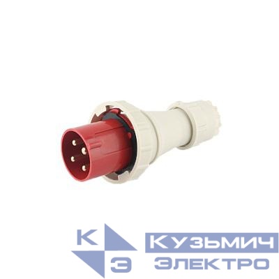 Вилка переносная PPC 034 3Р+РЕ 63А 380В IP67 Pro JazzWay 5072411