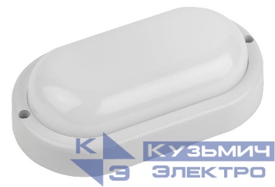 Светильник светодиодный SPB-202-0-40К-012 Овал 12Вт 4000К IP65 ЖКХ ЭРА Б0047621