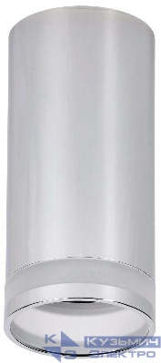 Светильник 4005 накладной потолочный под лампу GU10 хром IEK LT-UPB0-4005-GU10-1-K23