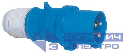 Вилка кабельная 32А 3п 2P+PE 6ч 230В IP44 Quick-Connect Bals 2138