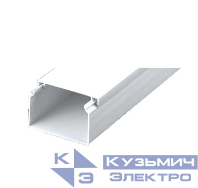 Кабель-канал 100х60 L2000 с двойн. замком пластик Урал Пак КК-19100060-018