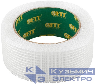 Лента стеклотканевая клейкая 50ммх20м FIT 11441