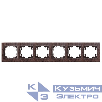 Рамка 6-м Афина универс. венге Universal A1043-V