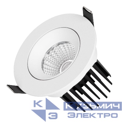 Светильник светодиодный MS-ATOLL-BUILT-TURN-R94-10W Warm3000 (WH 60 deg 230В) IP54 металл Arlight 044603