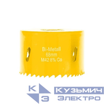 Коронка Bimetal 68мм Kranz KR-92-0235