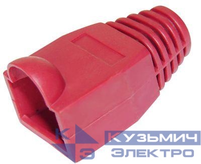 Колпачок на джек RJ45 красн. (уп.100шт) REXANT 05-1205