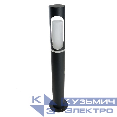 Светильник DH1105 15Вт 230В GU10 60х60х500мм для наружного освещения столб без лампы черн. FERON 51231