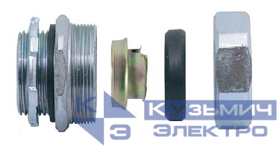 Резьбовой крепежный элемент РКн-20 (сальник)  металлический, наружная резьба