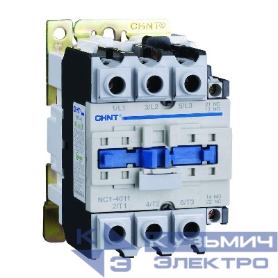 Контактор NC1-4011 40А кат. 400В AC 1НО+1НЗ AC-3 (R) CHINT 222287