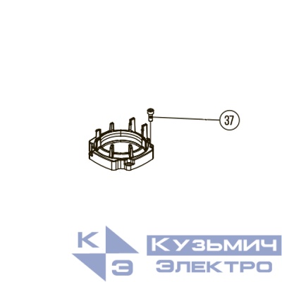 Запчасть №37 для HGSR. Болт с внутренним шестигранником