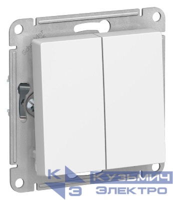 Переключатель 2-кл. AtlasDesign (сх.6+6) 10AX механизм лотос SE ATN001365