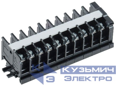Блок зажимов БЗН TK-020 2.5кв.мм 20А на DIN-рейку 10 пар IEK YZN43-10-002-K02