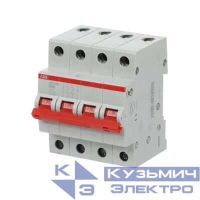 Рубильник 4п SHD204/25 ABB 2CDD274111R0025