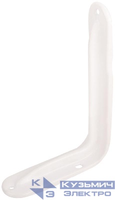 Уголок-кронштейн усиленный 100х150мм (0.8мм) бел. FIT 65956