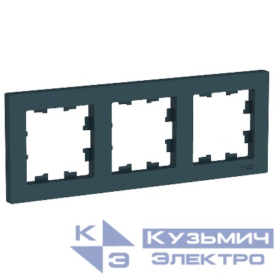 Рамка 3-м AtlasDesign универс. изумруд SE ATN000803