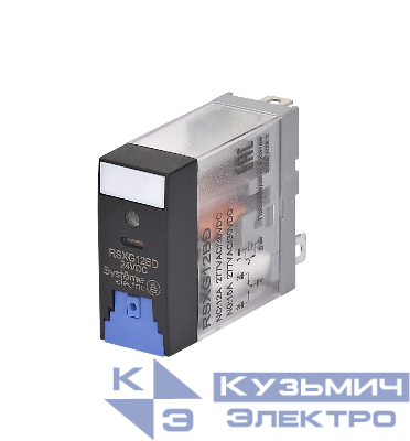 Реле 12А 1перекл. 24В DC тест кнопка LED SE RSXG12BD