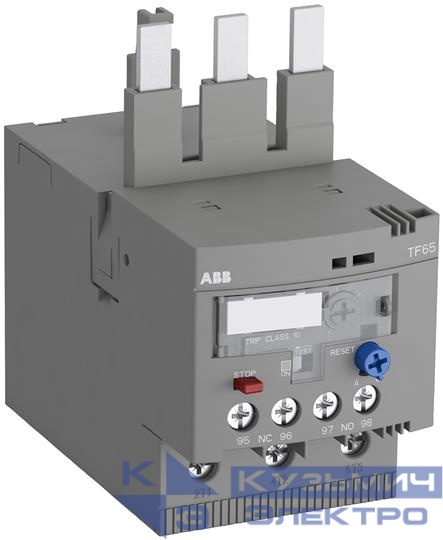 Реле перегрузки тепл. TF65-47 диапазон уставки 36.0-47.0А для контакторов AF40 AF52 AF65 класс перегрузки 10 ABB 1SAZ811201R1004