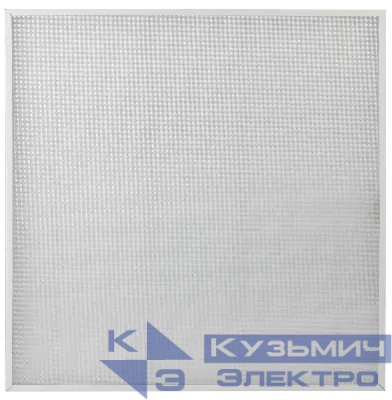 Светильник светодиодный SPO-910-2-65K-032 32Вт 6500К IP40/IP20 3360лм 595х595х40 ДВО рассеив. микропризма с проводом панель Эра Б0046474