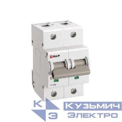 Выключатель автоматический 2п C 25А 15кА ВА 47-125 PROxima EKF mcb47125-2-25C