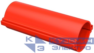 Труба гладкая ПВХ жесткая разборная d110мм красн. (дл.3м) IEK CTR30-110-K04-003
