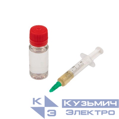 Клей эпоксидный универсальный (смола+отвердитель) 17мл (шприц) Rexant 09-3969