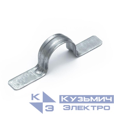 Скоба крепежная однолапковая СМД d25-26мм для монтажн. пистолета без отверст. метал. (уп.100шт) Промрукав PR13.1989